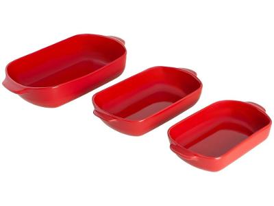 Conjunto de Refratários de Cerâmica Haus Concept Sauté 3 Peças