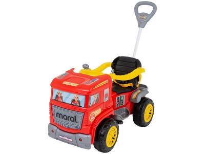 Carrinho de Passeio Infantil Bombeiros com Pedal