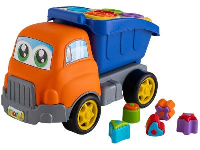 Caminhão de Brinquedo Cubos Didáticos Turbo Truck