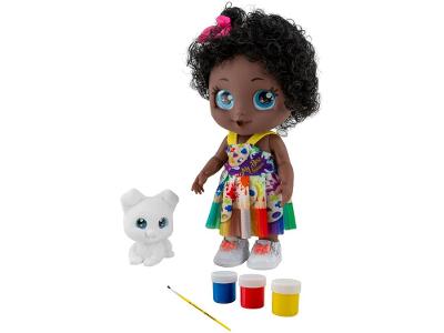 Boneca My Best Pintura com Acessórios Bee Toys