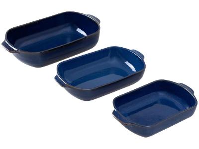 Conjunto de Refratários de Cerâmica Haus Concept Sauté 3 Peças
