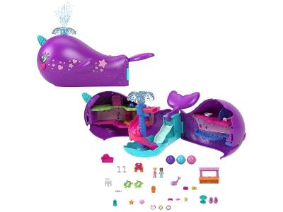 Playset Polly Pocket Barco Narval Baía Mágica