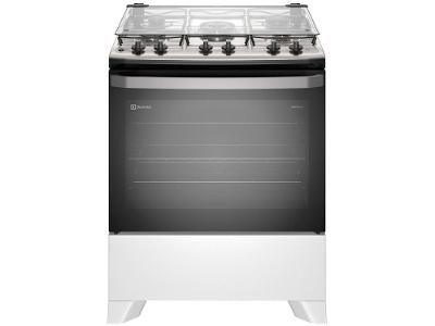 Fogão 5 Bocas Electrolux Branco Efficient PerfectCook FE5IB