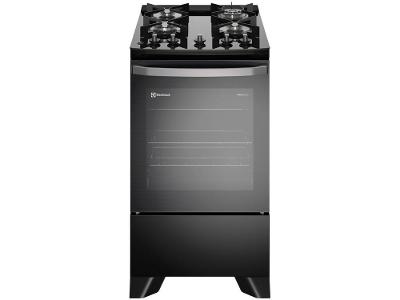 Fogão 4 Bocas Electrolux Preto Mesa de Vidro Efficient PerfectCook FE4GP
