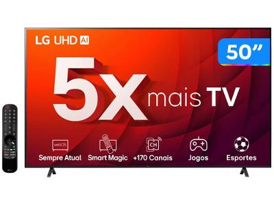 Smart TV 50” 4K Ultra HD LED LG 50UR8750