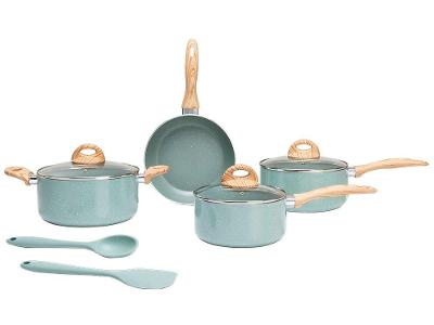 Jogo de Panelas Brinox de Alumínio Verde 6 Peças