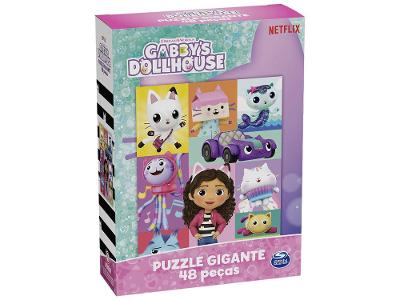 Quebra-cabeça 48 Peças Gabbys Dollhouse Grow