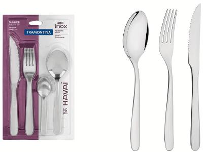 Faqueiro Tramontina Inox 16 Peças Havaí