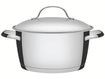 Caçarola Tramontina Inox Fundo Triplo 24cm 5,70L Allegra