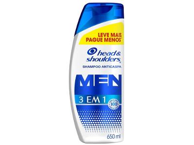 Shampoo Anticaspa Head & Shoulders Men 3 em 1