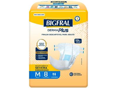 Fralda Geriátrica Bigfral Derma Plus M
