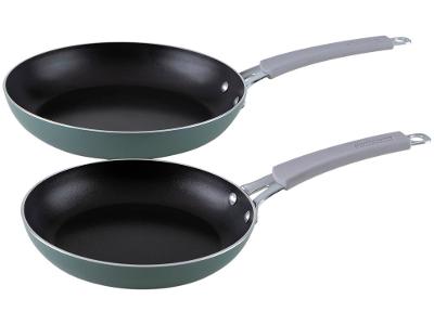 Conjunto de Frigideiras Antiaderente Tramontina Starflon Excellent Verde 2 Peças 20cm e 25cm