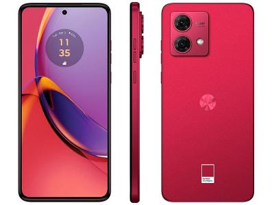 Smartphone Motorola Moto G84 256GB Magenta 5G Snapdragon 695 8GB RAM 6,55" Câm. Dupla + Selfie 16MP Dual Chip