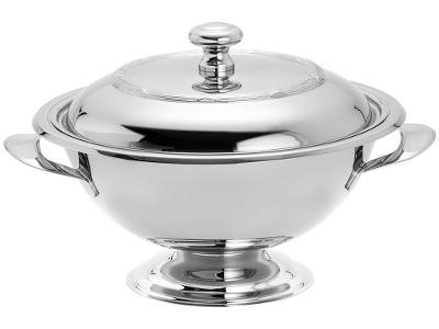 Sopeira Aço Inox Wolff Croisé Mônaco 2,2L Prata com Tampa