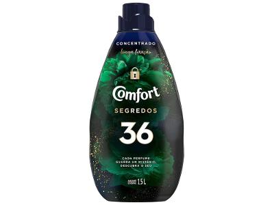 Amaciante Comfort Concentrado Segredos 36 1,5L