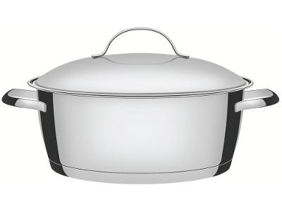 Caçarola Tramontina Inox Fundo Triplo 24cm 4,2L Allegra