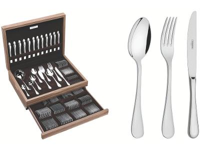 Faqueiro Tramontina Inox 130 Peças Classic com Estojo