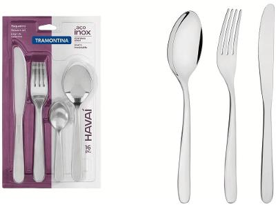 Faqueiro Tramontina Inox 16 Peças Havaí