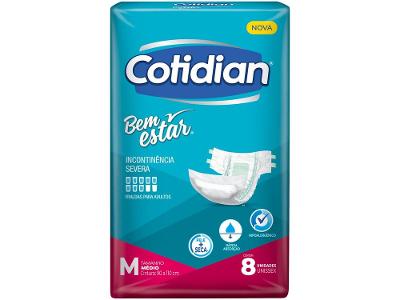 Fralda Geriátrica Cotidian Embalagem Econômica
