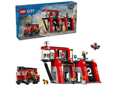 LEGO City Quartel e Caminhão dos Bombeiros 60414