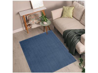 Tapete para Sala Retangular Antiderrapante 100x140cm Cristal Jolitex