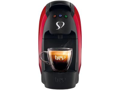 Cafeteira Expresso TRES Luna Vermelha