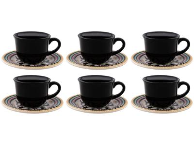 Jogo de Xícaras de Café 65ml Oxford Floreal 6 Peças