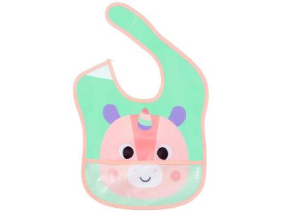 Babador Impermeável com Bolso Buba Unicórnio