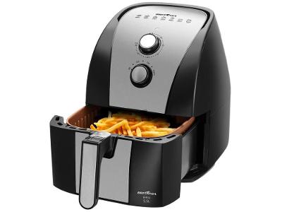 Air Fryer Britânia BFR51 Preta com Timer 5,2L