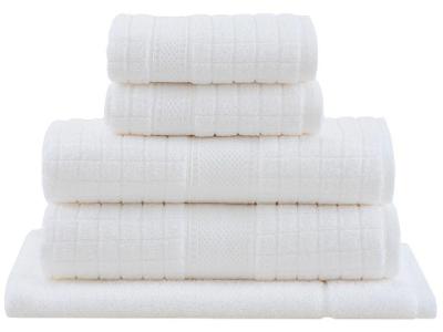 Jogo de Toalhas Buddemeyer 100% Algodão Delicata Air Cotton Jacquard Felpa Branco 5 Peças
