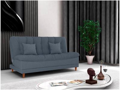 Sofá-cama 3 Lugares Casal Reclinável Veludo Matrix Duda