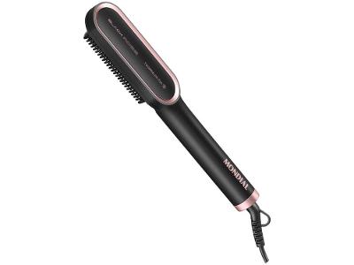 Escova Alisadora Mondial Black Rose EA-07 Tourmaline Íons
