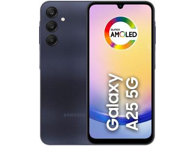 Smartphone Samsung Galaxy A25 6,5" 256GB Azul Escuro 5G 8GB RAM Câm Tripla 50MP + Selfie 13MP Bateria 5000mAh Dual Chip