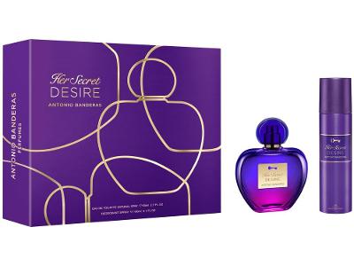Kit Perfume Feminino Banderas Her Secret Desire 
