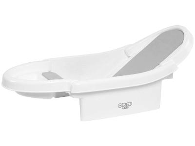 Banheira de Bebê Cosco Kids Fold Up Branco e Cinza 3L
