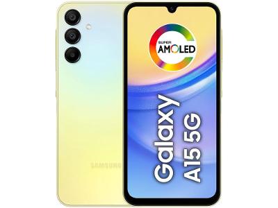 Smartphone Samsung Galaxy A15 6,5" 256GB Verde Claro 5G 8GB RAM Câm. Tripla 50MP + Selfie 13MP 5000mAh Dual Chip