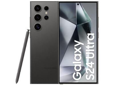 Smartphone Samsung Galaxy S24 Ultra 6,8" Galaxy AI 512GB Titânio Preto 5G 12GB RAM Câm. Quádrupla 200MP + Selfie 12MP Bateria 5000mAh Dual Chip