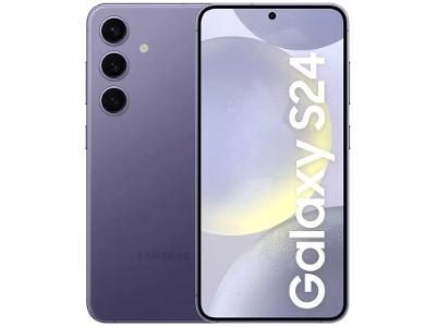 Smartphone Samsung Galaxy S24 6,2" Galaxy AI 128GB Violeta 5G 8GB RAM Câm. Tripla 50MP + Selfie 12MP Bateria 4000mAh Dual Chip