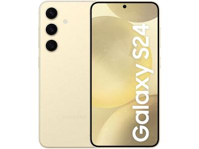 Smartphone Samsung Galaxy S24 6,2" Galaxy AI 128GB Creme 5G 8GB RAM Câm. Tripla 50MP + Selfie 12MP Bateria 4000mAh Dual Chip
