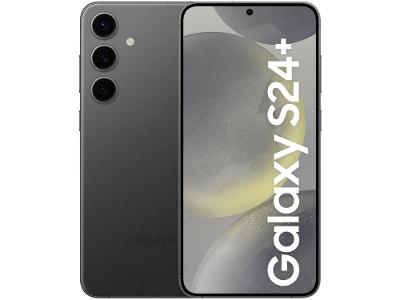 Smartphone Samsung Galaxy S24+ 6,7" Galaxy AI 256GB Preto 5G 12GB RAM Câm. Tripla 50MP + Selfie 12MP Bateria 4900mAh Dual Chip
