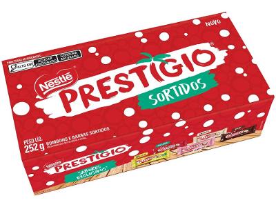 Caixa de Bombom Nestlé Sortidos Prestígio 252g