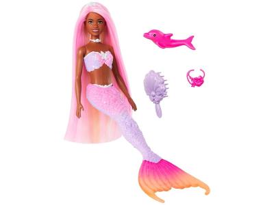 Boneca Barbie Fantasia Sereia Cores Mágicas