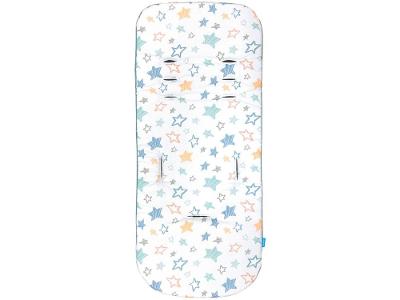 Almofada para Carrinho de Bebê Estrelas Buba Azul