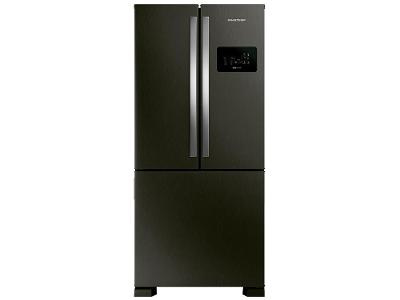 Geladeira/Refrigerador Brastemp Frost Free Side by Side Black Inox 554L BRO85AE