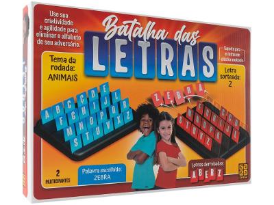 Jogo Batalha das Letras Tabuleiro Grow