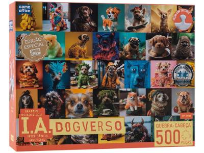 Quebra-cabeça 500 Peças Game Office IA Dogverso
