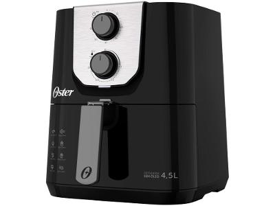 Air Fryer Oster Black Perform Preta com Timer 4,5L