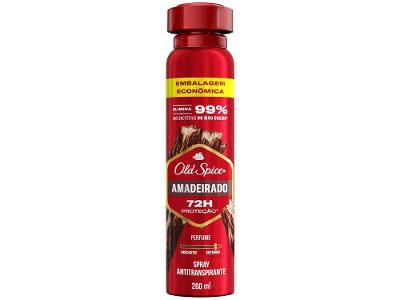 Desodorante Spray Antitranspirante Old Spice Amadeirado Masculino 72 Horas 200ml