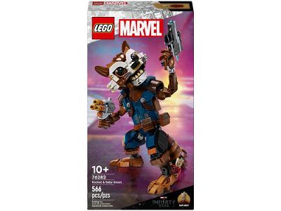 LEGO Super Heroes Marvel Rocket e Groot Bebê