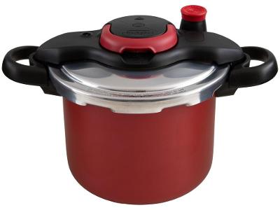 Panela de Pressão Rochedo Antiaderente Vermelho 4,5L Fechamento Externo Clipso